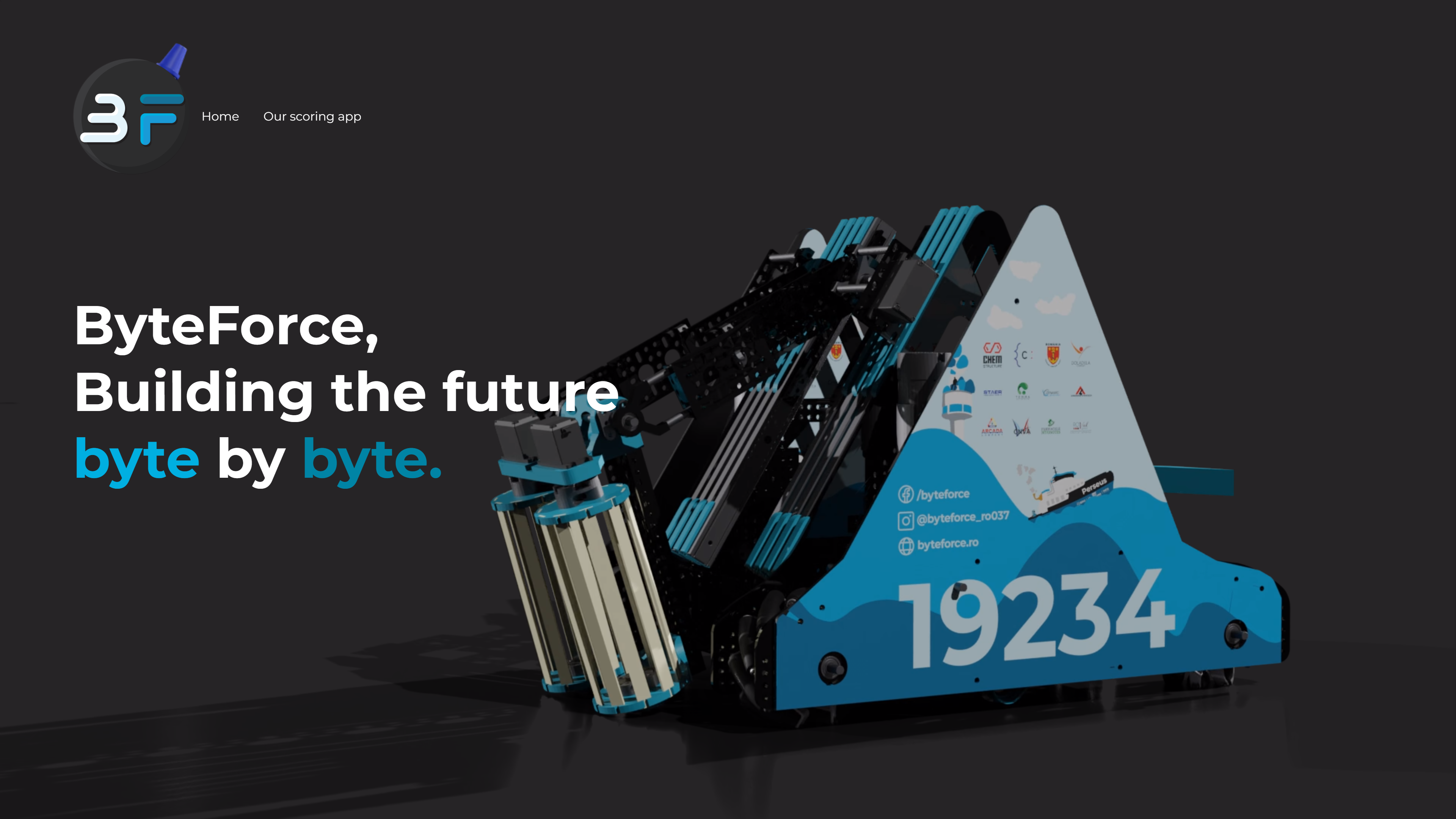 ByteForce Robotics 
Website Design